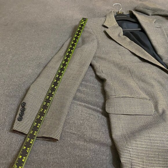 Oscar De La Renta Mens Sports Blazer Coat Jacket 44 Long Tailored 100% Wool - Picture 10 of 10